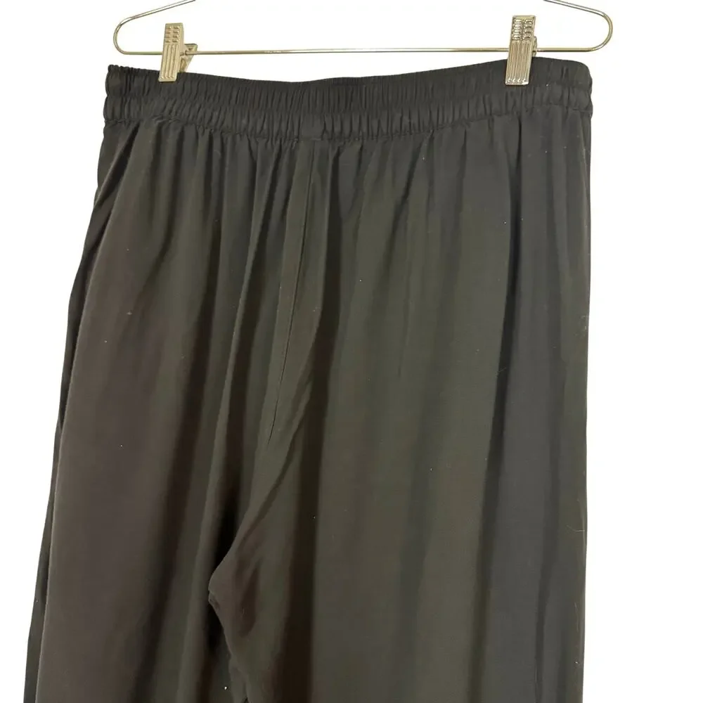 Old Navy Playa Wide Leg Comfort Waistband Black Pants Size L - Picture 5 of 10